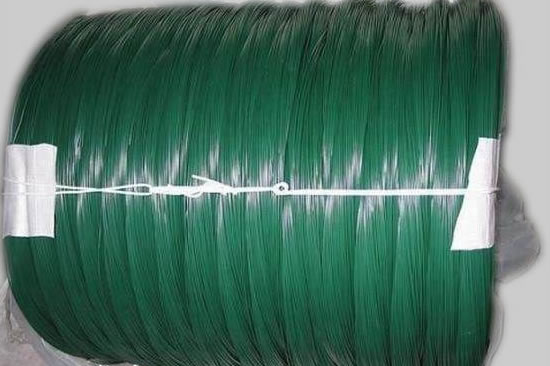 High tensile green pvc coated galfan wire coils