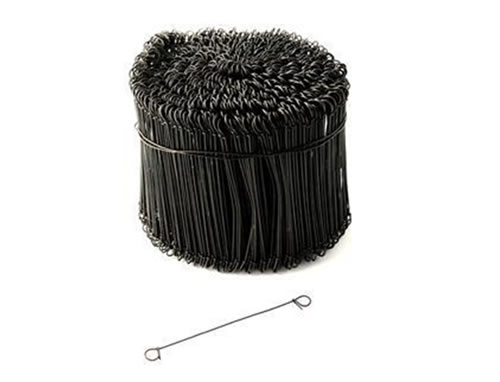 Black coated annealed wire ties for rebar tying